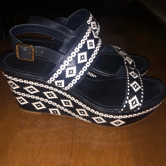 Tory Burch Wedge Shoes - Picture 4 of 6